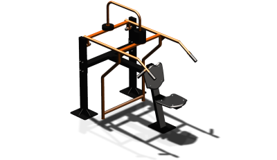 Силовой уличный тренажер  "Жим вверх сидя"  УТ403 в Сургуте